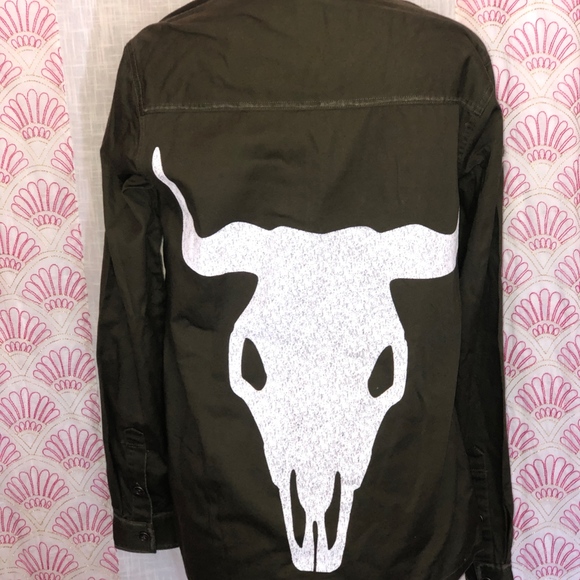 Show Me your Mumu Army Kacket Olive Bull - Picture 4 of 8